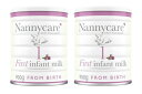 【900g 2缶セット・0カ月から】Nannycare First Infant Goat Milk Based 乳児用ヤギミルク