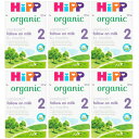 【800g 6箱セット 6カ月から】HIPP(ヒップ)organic COMBIOTIC オーガニック粉ミルク【まとめ買いでお得 】