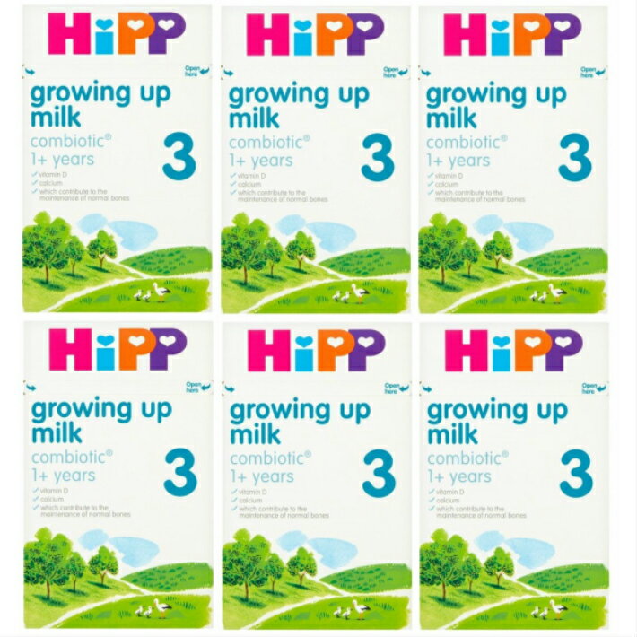 楽天ロイヤルグディーズ【600g 6箱セット・1歳から】HiPP（ヒップ） organic combiotic growing up milk オーガニック粉ミルク 厳しいヨーロッパ基準の粉ミルク【まとめ買いでお得！】