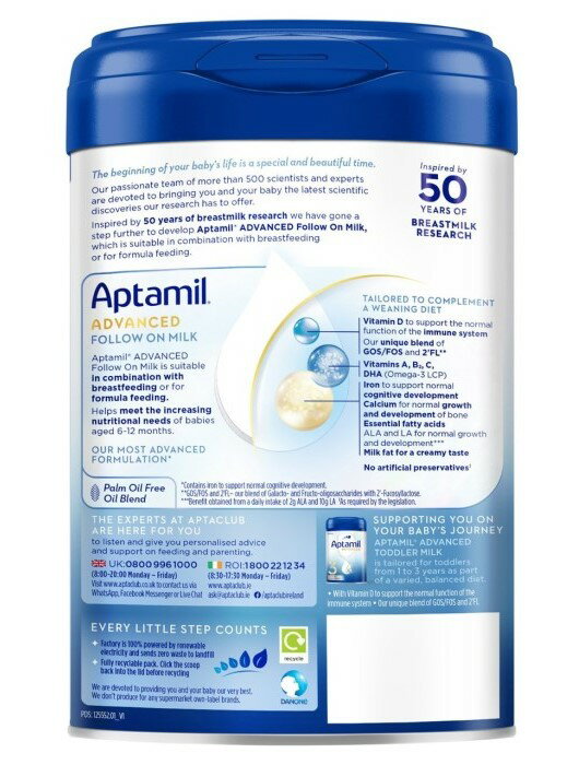 ��800g 2�ĥ��åȡ�6������New Aptamil ADVANCED 2 FOLLOW ON MILK (���ץ��ߥ륢�ɥХ󥹥�) ������ʴ�ߥ륯