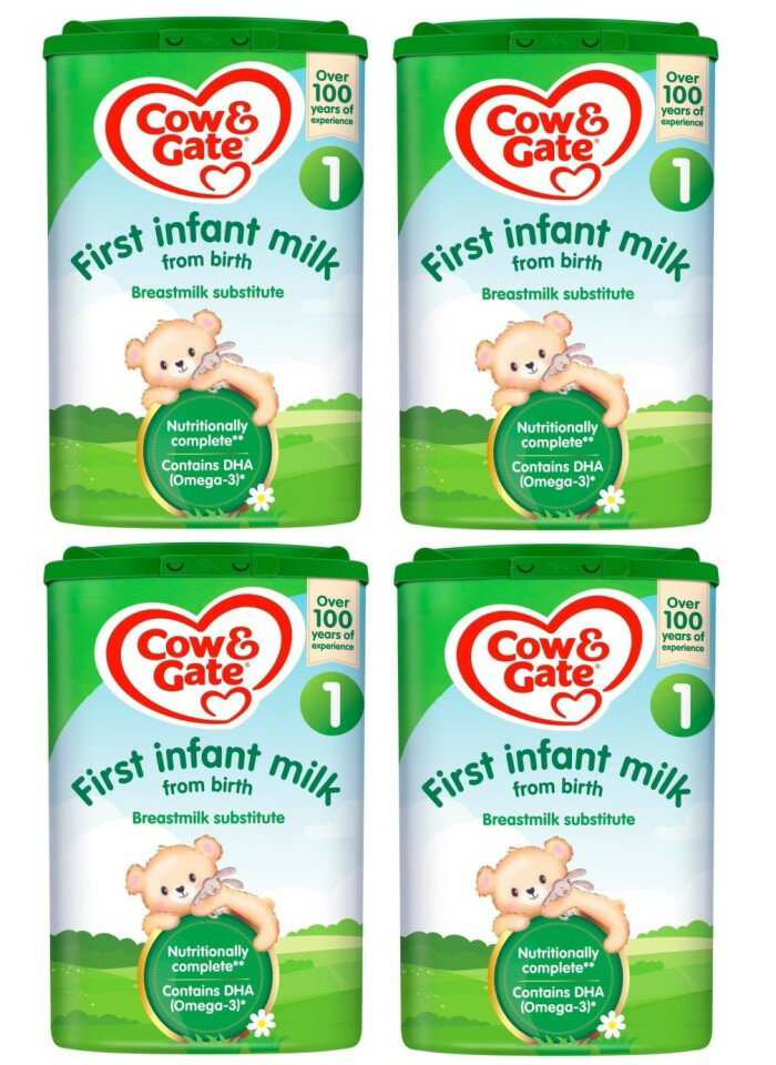 [800g x 4ZbgE0J] JEQ[g p ~N Cow & Gate 1 First Baby Milk@Xebv 1yV [bp̕~Nz [CMX]