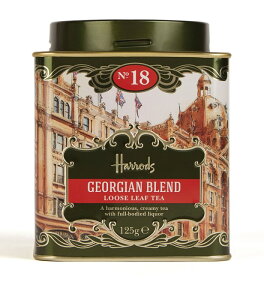 [125g x 1缶] HARRODS No. 18 Georgian Blend Loose Leaf Tea ハロッズ No.18 ジョージアンブレンド ルーズリーフティー (125g) 英国紅茶 [配送目安期間2-3週間]