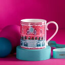 クリスマスキッチンマグカップ 1個 FORTNUM MASON Piccadilly House Christmas Mug フォートナム アンド メイソン ピカデリーハウス クリスマス マグ英国製 配送目安期間2-3週間