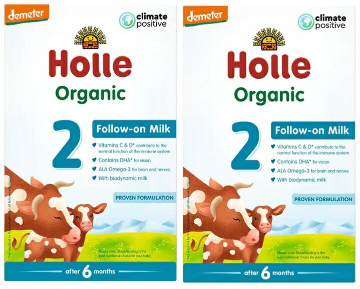 [600g 2ZbgE6J] z I[KjbN p ~N Holle Organic Infant Follow-on Formula 2 baby milk Xebv2y[bp̕~Nz
