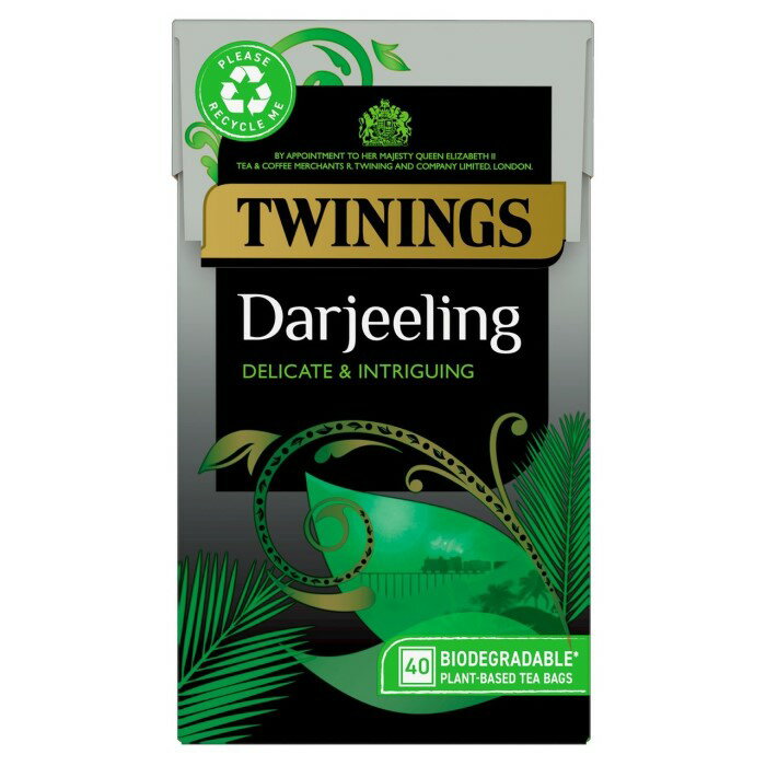 [40袋入り 4箱セット] Twinings Darjeeling Tea (トワイニング ダージリン ティー) イギリス紅茶 [英国直送]