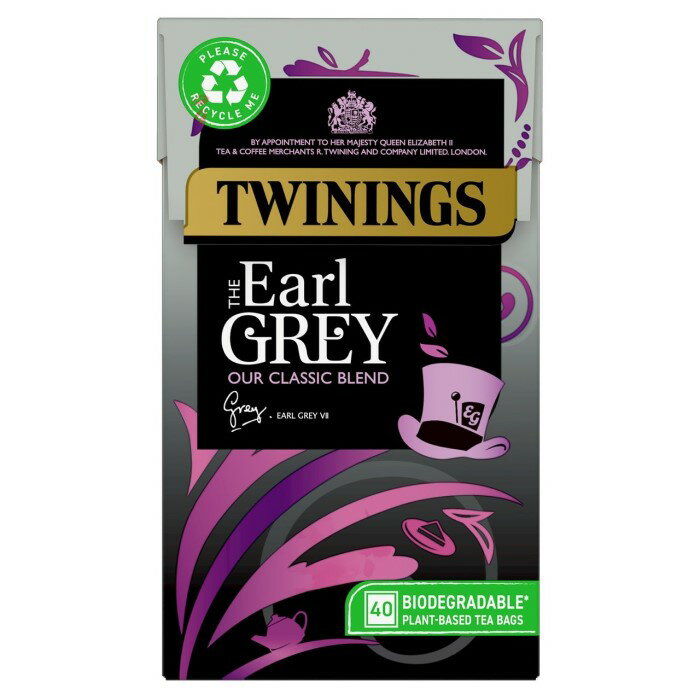 [40袋入り 4箱セット] Twinings Earl Grey Tea (トワイニング アールグレイティー) イギリス紅茶 [英国直送]