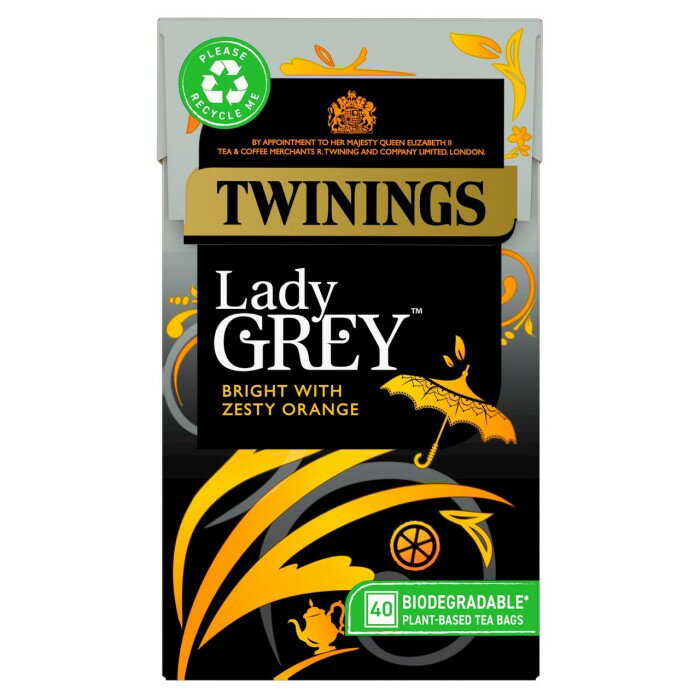 40袋入り 4箱セット Twinings Lady Grey Tea (トワイニング レディグレイティー) イギリス紅茶 英国直送