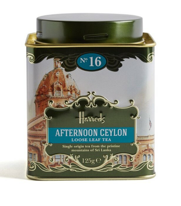 [125g x 1缶] HARRODS No. 16 Afternoon Ceylon Loose Leaf Tea ハロッズ No.16 アフタヌーンセイロンルーズリーフティー(125g) 英国紅茶 [配送目安期間2-3週間]