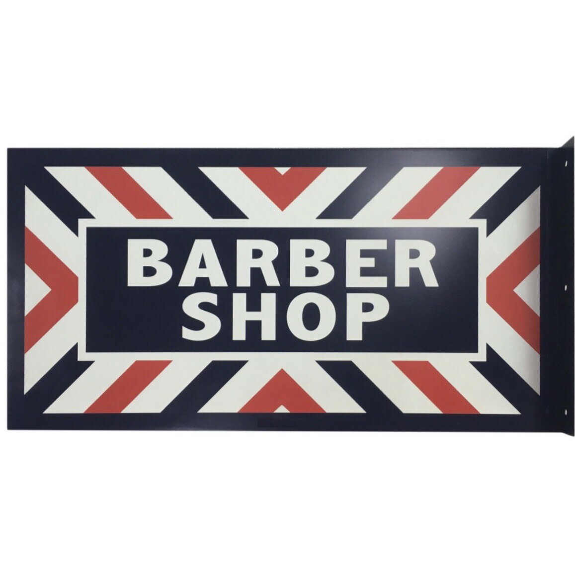 【SALE割引】ショップ看板【屋外可：ガラスコーティング仕様】《BARBER SHOP メタルサインボード》パネル看板 MARVY JAPAN デザイン再現リプロダクション 理容室/床屋 美容室 バーバーショップ…