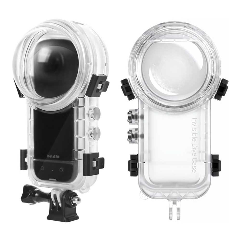 【送料無料】 insta360 X4 防水ハウジングケース ダイブハウジング 防水 防塵 保護ケース 水深40m 水中撮影用正面開閉仕様　縦開閉仕様