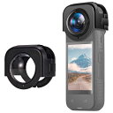 Insta360 X4用レンズ保護カバー レンズガード 光学プラスチック製 開閉はめ込み式 レンズキャップ 9H硬度 キズ防止 高透過率 インスタ360 x4用レンズアクセサリー 防水 防塵 送料無料