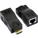 HDMIエクステンダー HDMI to RJ45 HDMI延長器 HDMI送受信機 TX/RX 2点セット 4K2K 10m迄1080P 30m迄 3D CAT...