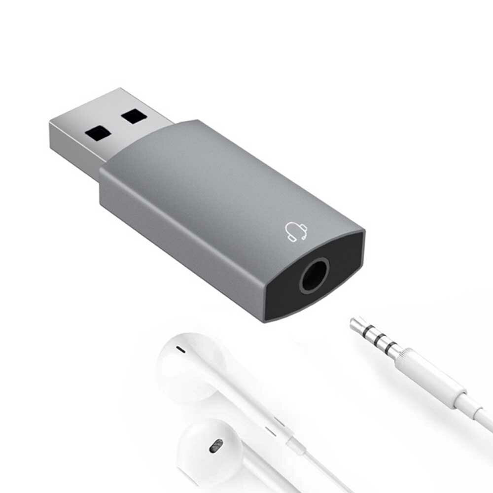 USB 3.5-mm変換アダプタ直挿型外付けサウンドカードTRRS 4極マイク・ヘッドホン端子一体化適用PS 5/PS ..