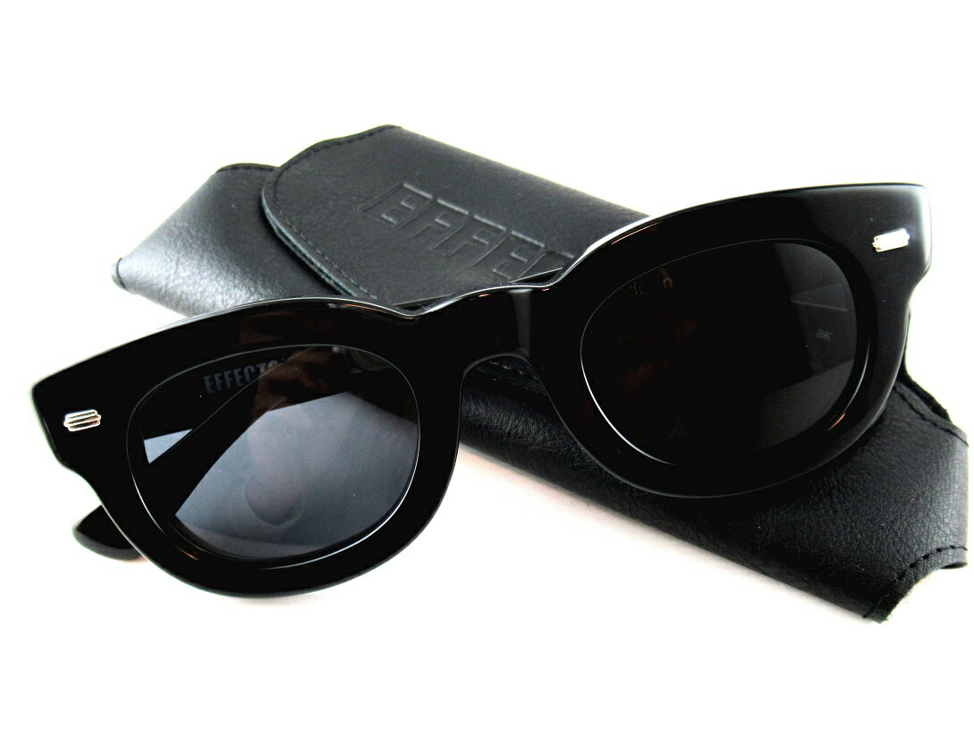 【ポイント5倍】EFFECTOR/エフェクター CLUSTER BK/DGY初期ダークグレーサングラス紫外線カットライトカラーレンズ仕様メガネフレーム2025モデル