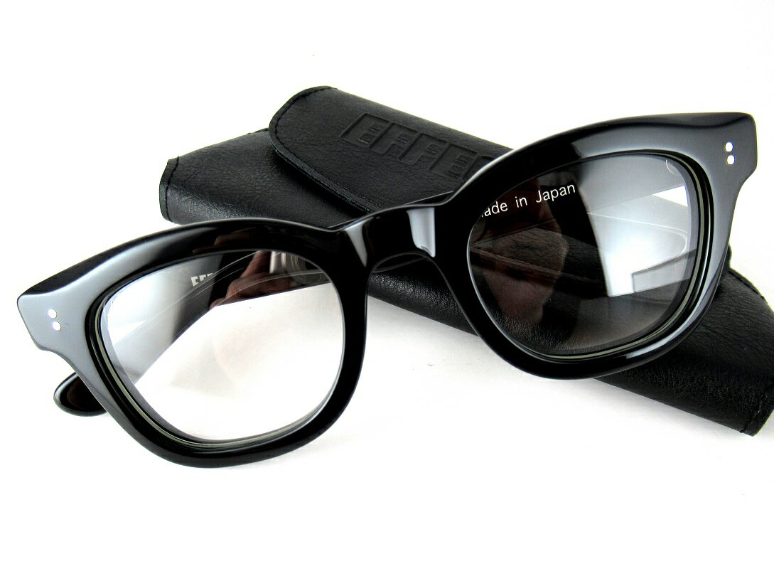 Rakuten - 【ポイント5倍】EFFECTOR/エフェクター RASCH　BKCLテンプルスケルトン特別仕様メガネフレーム洗練されたウエリントン都会的な存在感美しいデザインバランス2025モデル