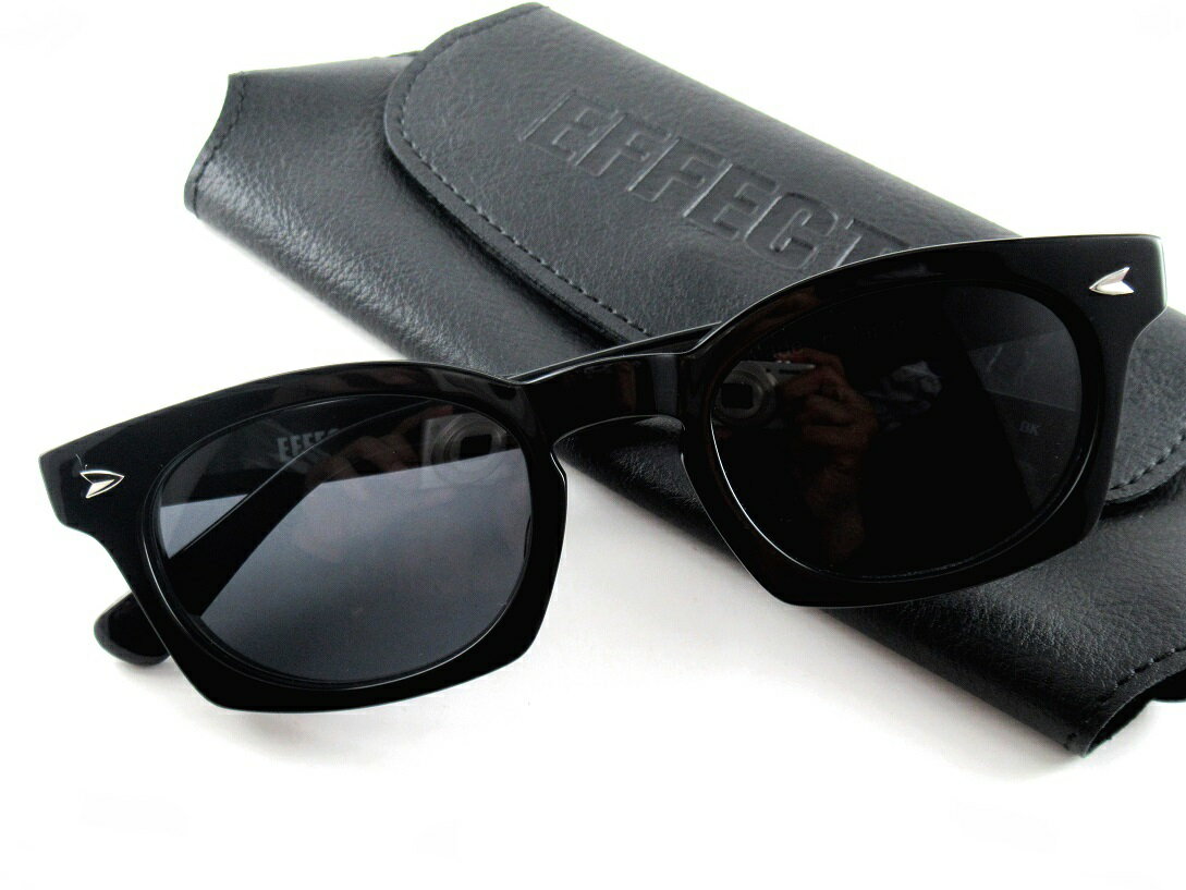 EFFECTOR/エフェクター DUO　BK/ DGY初期ダークグレーサングラス紫外線カットライトカラーレンズ仕様メガネフレーム2026モデル