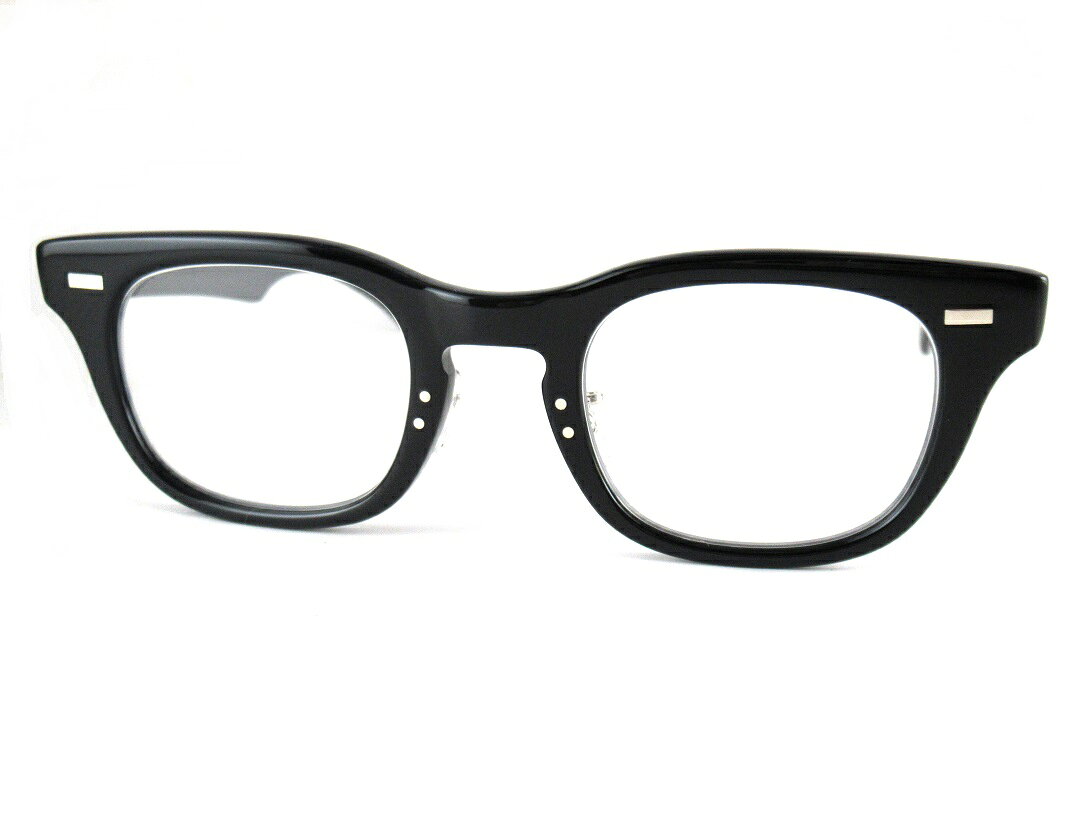 -ポイント10倍-GENERAL OPTICAL/ジェネラル オプティカル Bravo/ブラボ #1　BLACK×SILVERサングラス鯖江の一流職人による心のこもったコレクション無骨ながら美しいウエリントンミリタリーギアの機能美を現代に復元GI GLASS　VINTAGE