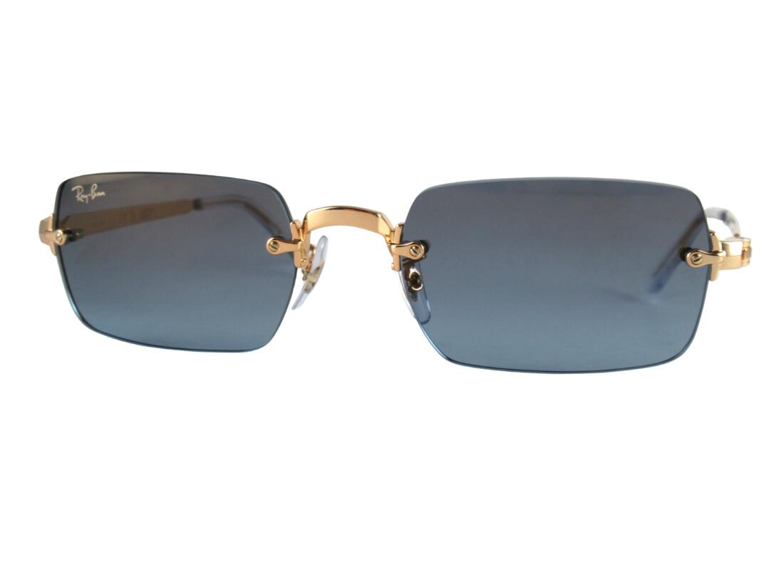 RayBan/レイバン×ASAP RockyRB3928V 001/S2 S54エイサップ・ロッキーサングラスフチなし　リムレスミニマルなメタルコレクションエッジの効いたスクエアデザインメンズ　レディース特別価格定価39,710円
