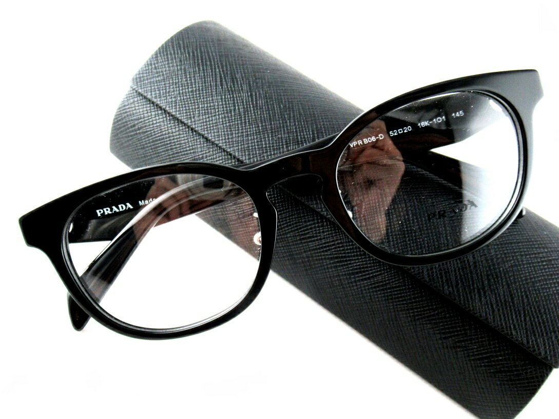 PRADA/プラダVPRB06-D 16K-1O1-国内正規品-眼鏡フレーム【基本レンズ無料】メンズ レディースオーバルウエリントンデザイン【特別価格】定価55,990円