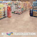 【送料無料】 東リ 床材450mmx450mm サンドストーン ECT5010 フロアタイル TOLI 抗ウイルス加工 NO WAX イークリン NW-EX