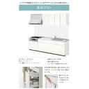 壁付I型 基本プラン グループ2 間口180cm奥行60cm高さ・扉色選択可能 3口コンロ レ...