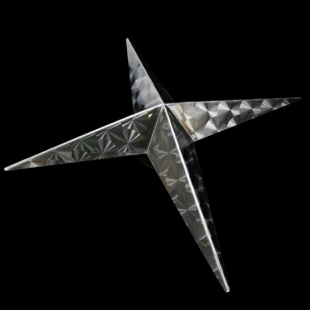 【送料無料】訳あり格安B品★【十字型 ホイール スピンナー ウロコ柄 16インチ】 トラック デコトラ パーツ トラック用品 ステンレス エルフ キャンター フ...