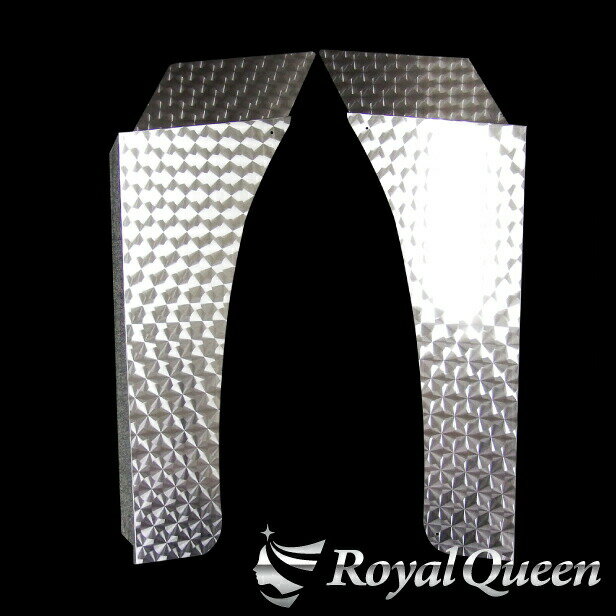 【送料無料】訳あり格安B品★【三菱ふそう スーパーグレート ステンレス ロングマッドガード ウロコ柄 +250mm】FUSO スパグレ RoyalQueen【R...