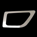 【送料無料】【日野 新型プロフィア/グランドプロフィア・レンジャープロ ナビウインドガーニッシュ 安全窓 #1000 鏡面】HINO レンプロ トラック デコト...