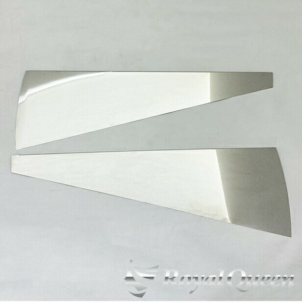 【送料無料】訳あり格安B品★【三菱ふそう NEW キャンター ウインドウパネル 窓 飾り ステンレス 鏡面 #1000】 FUSO トラック デコトラ パーツ ...