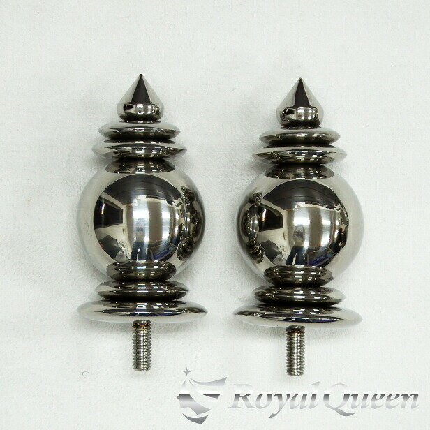 【送料無料】【 コーナーポール 旗棒 飾り8 ステンレス飾り 約100mm 1セット2個】トラック デコトラ パ..