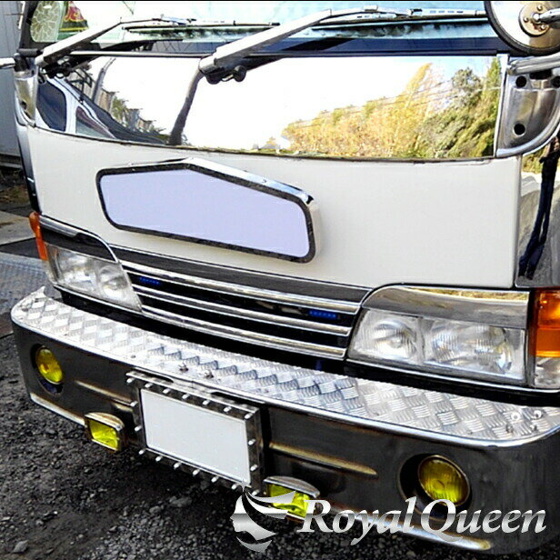 【送料無料】【復刻版 山型アンドン 中サイズ MOUNT650 鏡面】 アンドン 山型トラック デコトラ パーツ トラック用品 ステンレス レトロ 行燈 RoyalQueen 【RQAC45】
