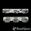 楽天Royal Queen【送料無料】【新商品】【車幅灯 車高灯 アンドン 鏡面 パンチング風防付き 1セット2個】トラック デコトラ パーツ トラック用品 ステンレス エルフ キャンター プロフィア スーパーグレート クオン ギガ RoyalQueen 【RQAC47】