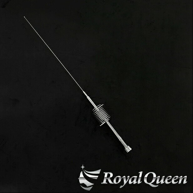 楽天Royal Queen【送料無料】【新商品♪ 汎用 水泡アクリル LED CB無線 アンテナ風 LED-B】トラック デコトラ ステンレス RoyalQueen【RQAN10】