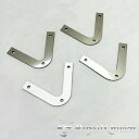 【送料無料】【汎用 滑り止め金具 V型 小型 中型3穴用 鏡面 磨き#1000】ズリ止め ボデー シャーシ 床上げトラック デコトラ パーツ トラック用品 ステ...
