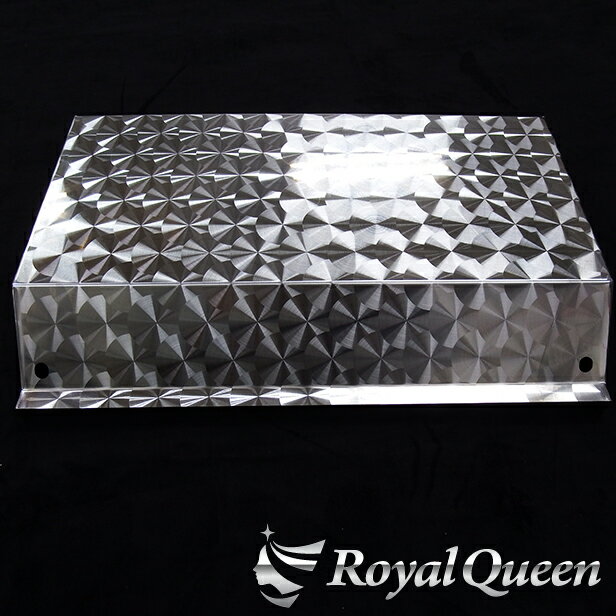 【送料無料】】訳あり格安B品【ブルーテックキャンター バッテリーカバー ウロコ柄】ステンレス トラック デコトラ 【RQBC6F-B2】