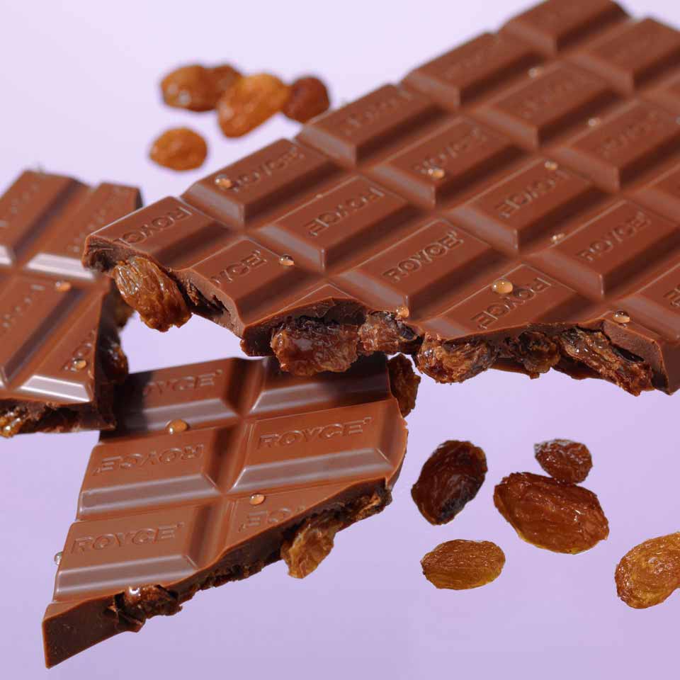 ロイズ 板チョコレート ラムレーズン
