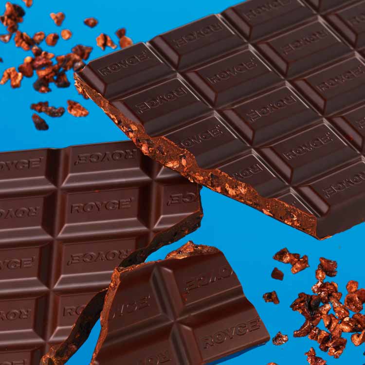 【公式】 ROYCE' ロイズ 板チョコレート[カカオニブ入り] チョコ チョコレート プレゼント ギフト プチギフト スイーツ お菓子