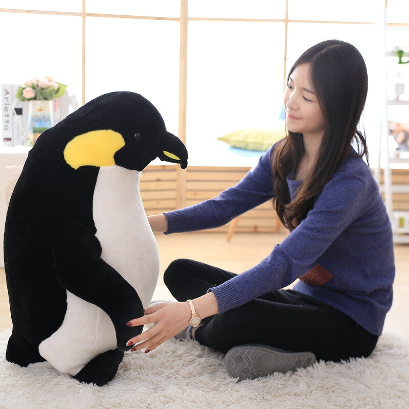「全長55cm」ペンギン 可愛い ぬいぐるみ コウテイペンギン ふわふわ 海洋生物 プレゼント 家族 孫 海洋生物 水族館 彼女 リアル インテリア 送料無料 高55cmの商品画像 2