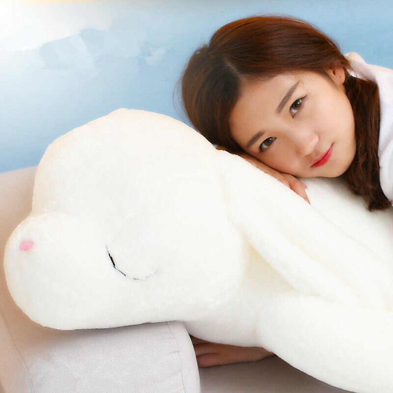 うさぎ 抱き枕 ぬいぐるみ 特大 ウサギ 兎 うさぎ お誕生日プレゼント 大きい 手触りふわふわ 動物 抱き枕 彼女 ギフト 贈り物 女の子 店飾り おもちゃ 115cmの商品画像 3