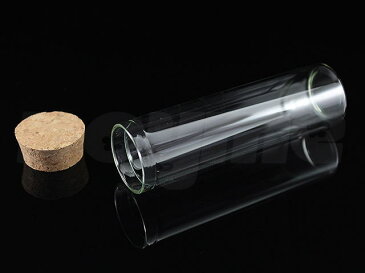 【※送料無料】ガラス小瓶(ストレート/10.0×3.0cm)容量50ml【100個】/100個セット/ガラス小瓶/ガラス製/瓶/ストレートタイプ/円柱形瓶/ハンドメイド雑貨/高さ100mm×直径30mm/10cmガラス小瓶/ハ-バリウム/練習用資材