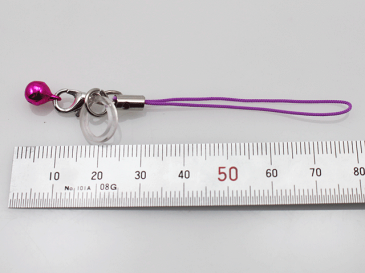 【※送料無料(ゆうメール発送)】ストラップ付きガラス小瓶/5.5cmストラップ/ガラス容器(5.5×2.2cm/絞り口)【1個】/ハンドメイド雑貨/瓶/ガラス瓶/ガラスビン/単品/高さ55mm×直径22mm