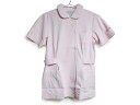 【※送料無料商品（ゆうメール発送限定）】ナース服/新品/Bellenurse/ミッキー刺繍入り/ベルナース/ナースジャケット【L/ピンク】ナース制服/制菌加工/看護師/介護/病院/コスプレ/ハロウィン/なりきり/仕事服