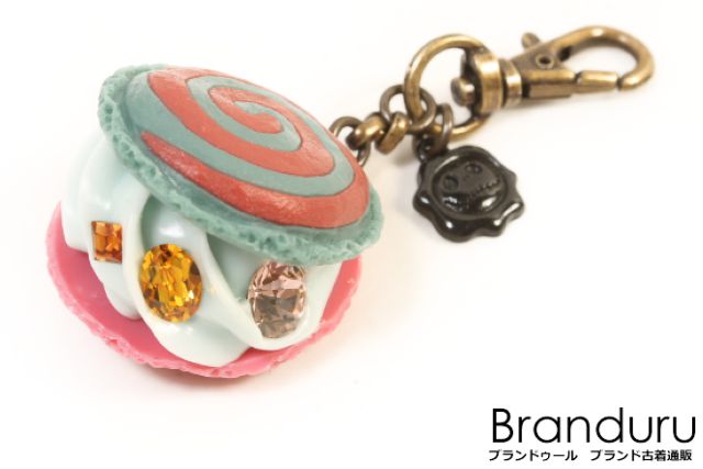 【新入荷!!】キューポットQ-pot.　×ディズニー ナイトメアー・ビフォア・クリスマス Sally/Spiral Macaronバッグチャーム[LZCP11892]【中古】【5400円以上のご購入で送料無料】のサムネイル
