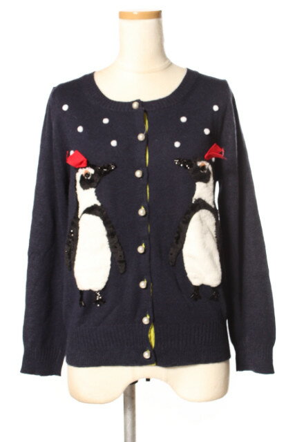 【秋冬物新入荷!!】ミュベールMUVEIL　ペンギンニットカーディガン[LKNP50240]【FF】【中古】【5400円以上のご購入で送料無料】のサムネイル