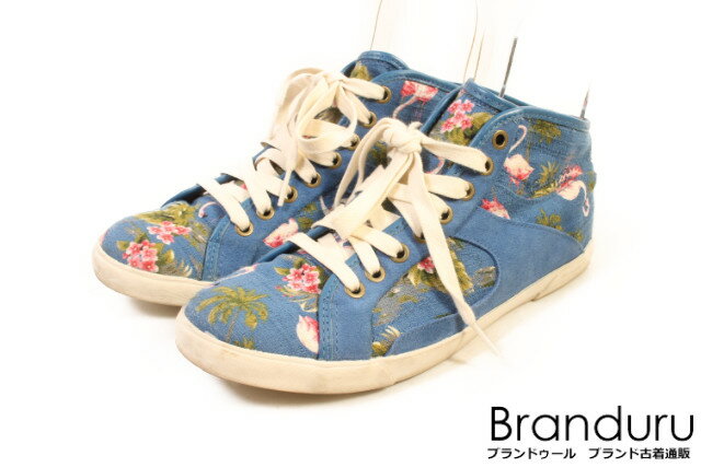 【春夏物新入荷!!】ポール&ジョーシスター　花柄スニーカー[LFWP35561]【PP】【中古】【5400円以上のご購入で送料無料】