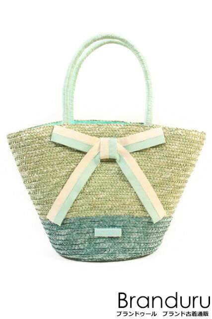 【春夏物新入荷!!】トッカTOCCA　リボンカゴバッグ[LBGP32423]【SS】【中古】【5400円以上のご購入で送料無料】のサムネイル