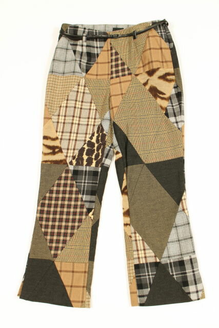 【入荷時より価格値下げ！】ディー&ジーD&G　パッチワーククロップドパンツ[LPTO45878]【FF】【中古】【5400円以上のご購入で送料無料】のサムネイル