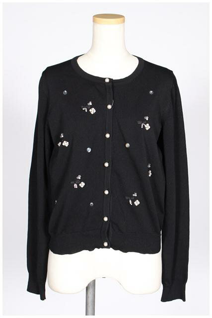 【春夏物新入荷!!】アベニールエトワール　17SSパール装飾カーディガン[LKNO90370]【PP】【中古】【5400円以上のご購入で送料無料】のサムネイル
