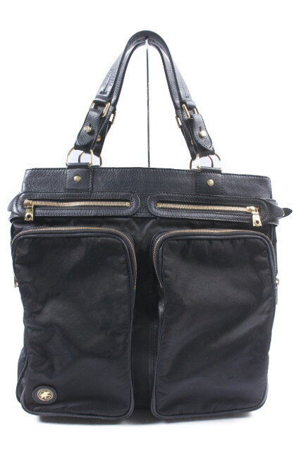 【新入荷!!】ハンティングワールド　レザー切り替えトートバッグ[MBGP69024]【中古】【540 ...