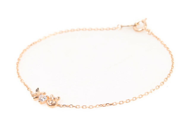 【10月12日に再値下げ！】カナル4℃　×ディズニー SVプーさんブレスレット[LACP41173]【中古】【5400円以上のご購入で送料無料】のサムネイル